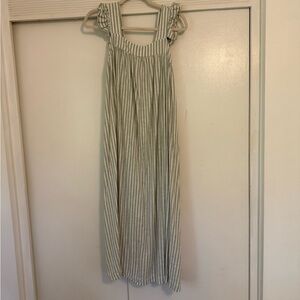 a new day Kids Dress in Gray and White Stripes